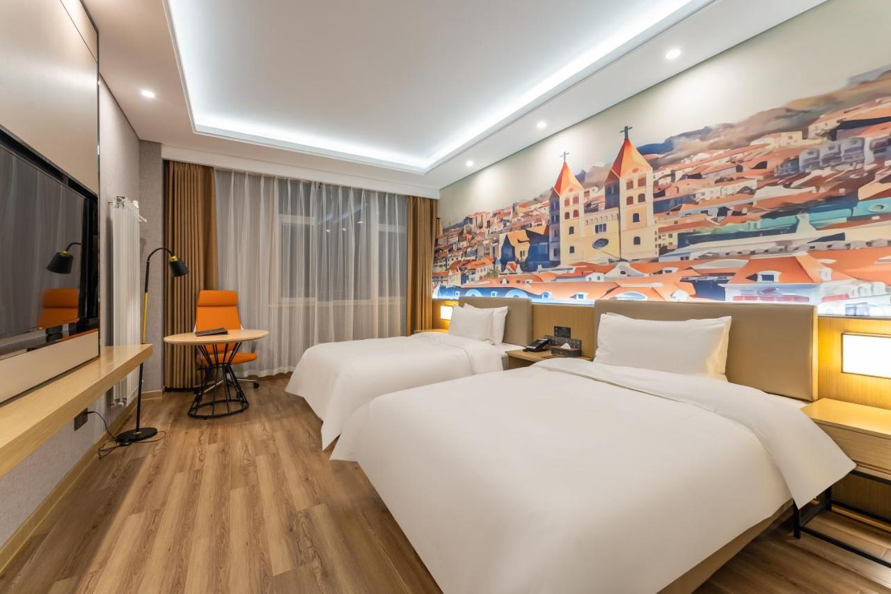 Joy Fall Hotel Jiaozhou Exterior photo