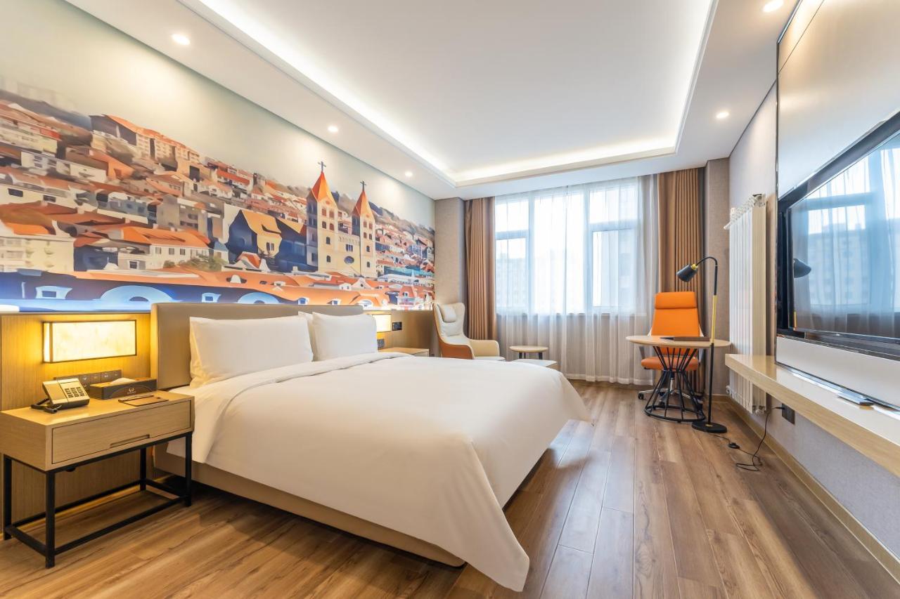 Joy Fall Hotel Jiaozhou Exterior photo